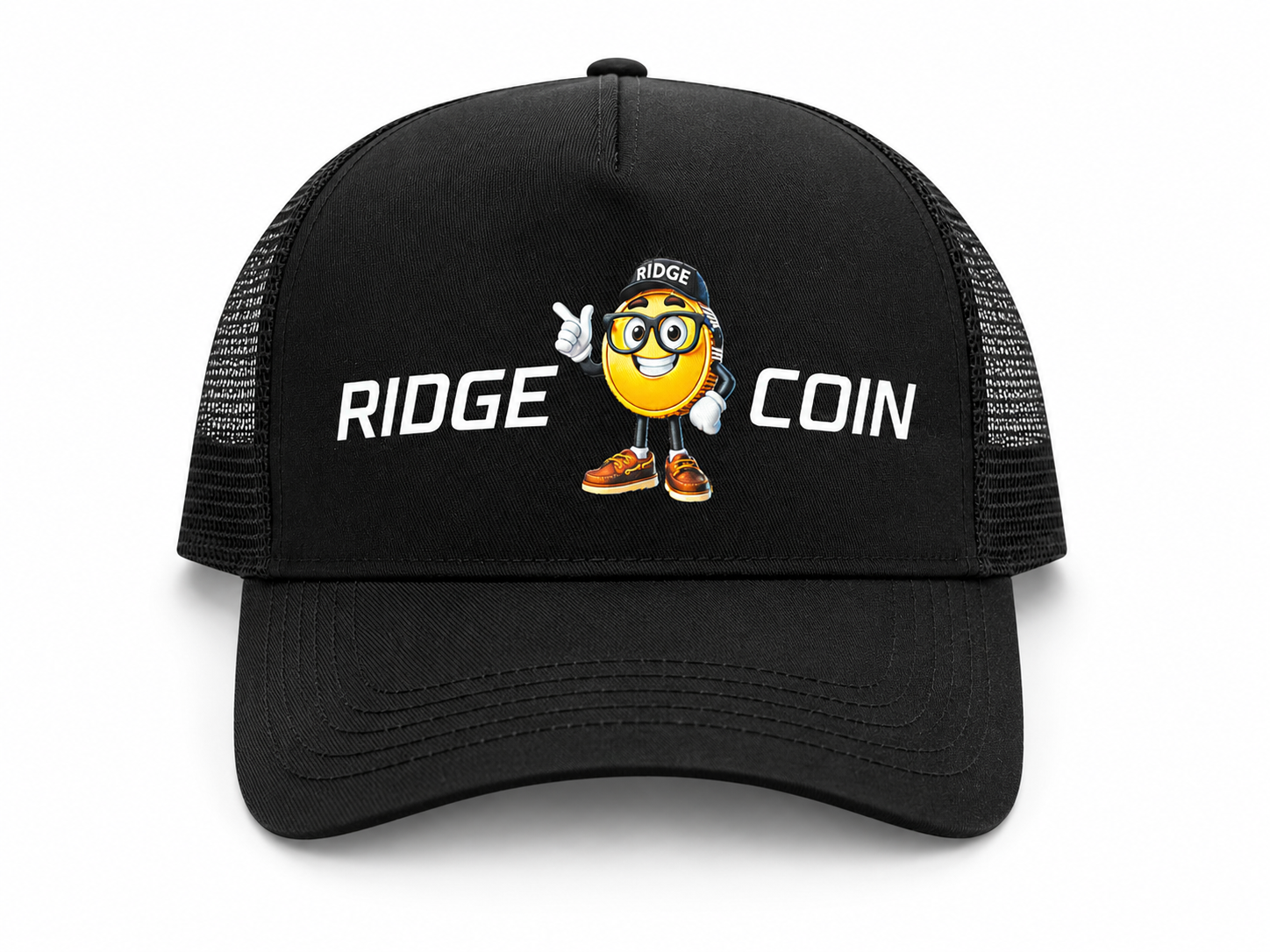 Ridge Coin Screen Printed 5-Panel Snapback Hat