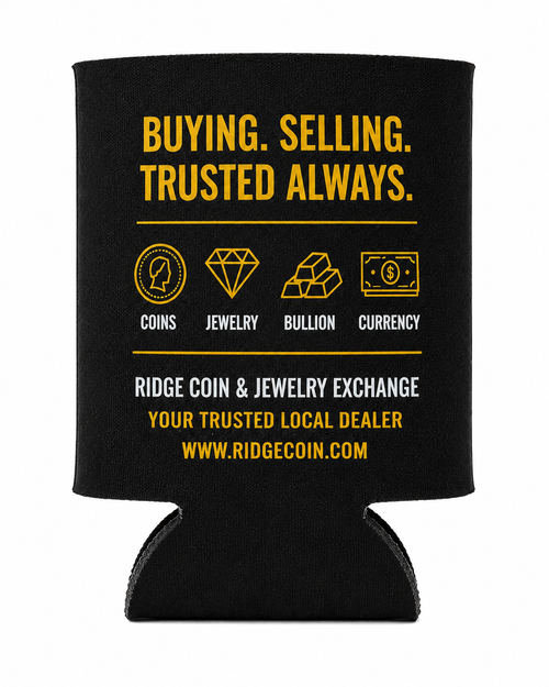 Ridge Coin & Jewelry Exchange Koozie
