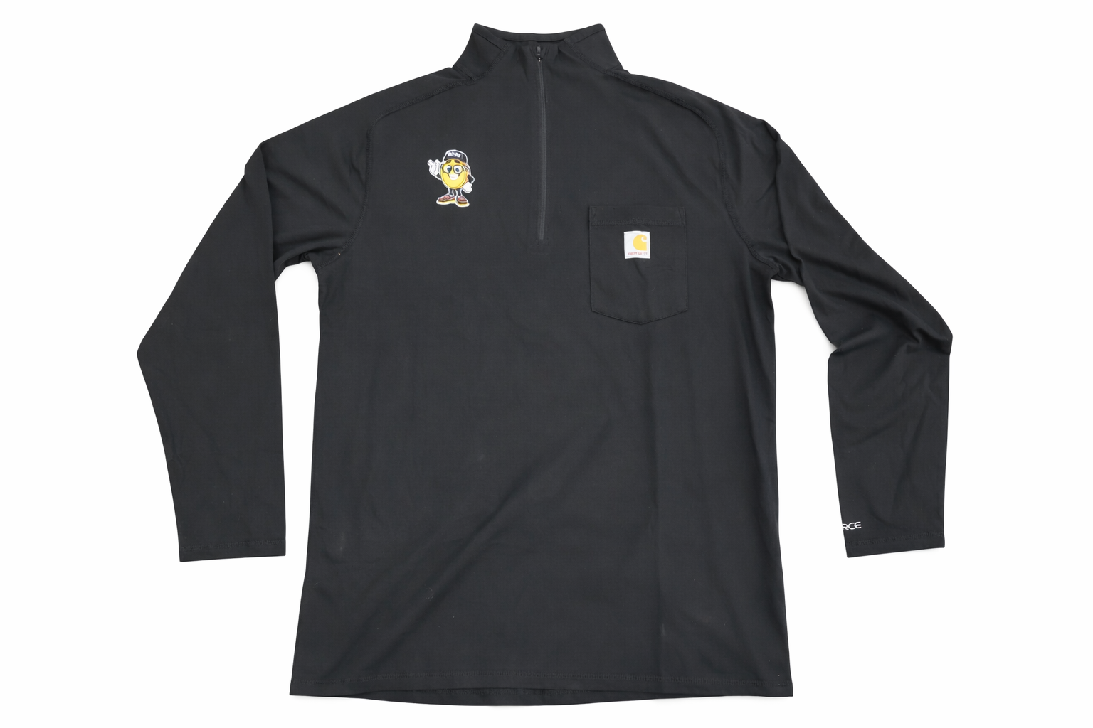 Ridge Coin Custom Carhartt Black Quarter-Zip Pullover